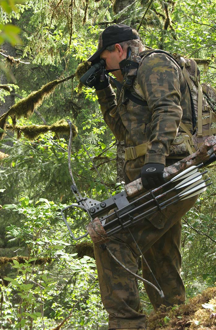 The Author Turkey hunting with a crossbow