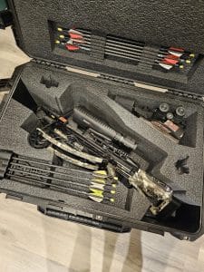 SKB Cases have plenty of extra room for optics and other gear, along with your crossbow