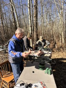 crossbow test team on the range