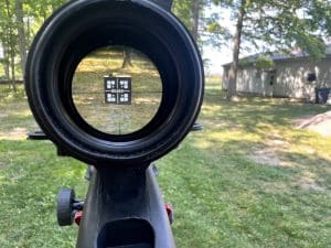 Looking through a BUK Ops scope