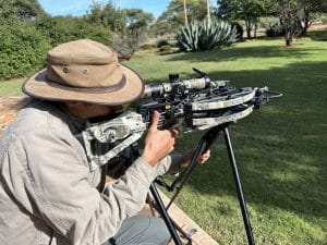 crossbow on a tripod