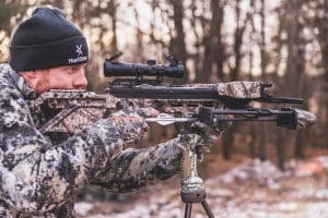 Excaliber Suppressor Crossbow being used