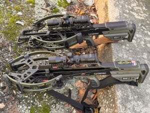 Size comparison between TenPoint TX 28 and TRX 26