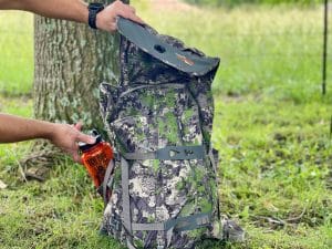 author selects sitka tool bucket as the best backpack for saddle hunting