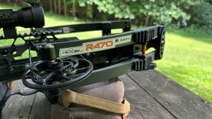 Ravin R470 on a bench rest