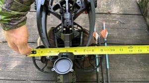 The Ravin R470 crossbow is narrow