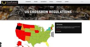 Crossbow hunting in Arizona - regulations by state